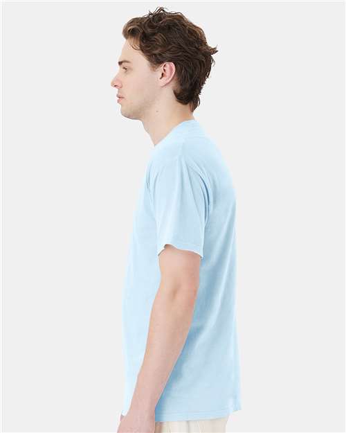 ComfortWash by Hanes Unisex Garment-Dyed Pocket T-Shirt GDH150 - Soothing Blue