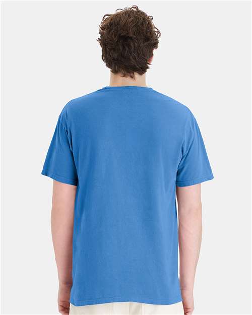ComfortWash by Hanes Unisex Garment-Dyed Pocket T-Shirt GDH150 - Summer Sky Blue
