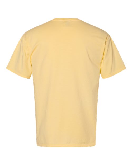 ComfortWash by Hanes Unisex Garment-Dyed Pocket T-Shirt GDH150 - Summer Squash Yellow