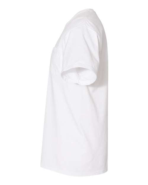 ComfortWash by Hanes Unisex Garment-Dyed Pocket T-Shirt GDH150 - White