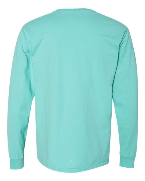 ComfortWash by Hanes Unisex Garment-Dyed Long Sleeve T-Shirt GDH200 - Mint