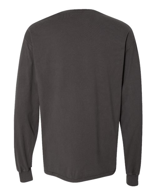 ComfortWash by Hanes Unisex Garment-Dyed Long Sleeve T-Shirt With a Pocket GDH250