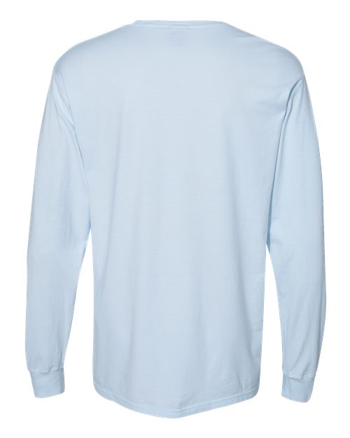 ComfortWash by Hanes Unisex Garment-Dyed Long Sleeve T-Shirt With a Pocket GDH250