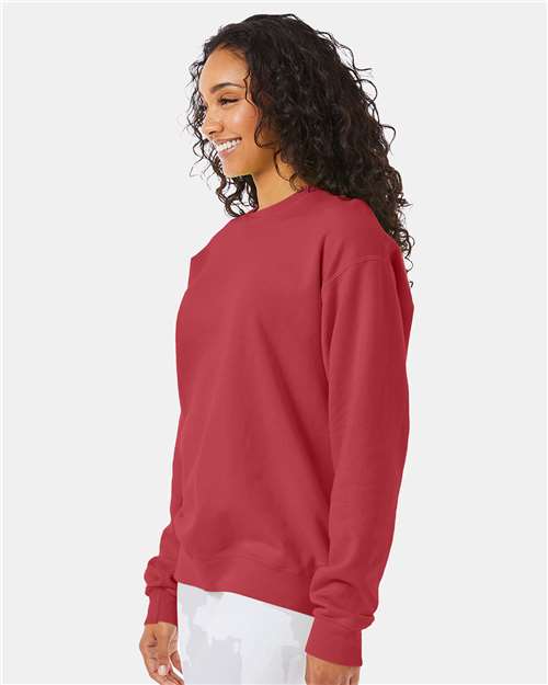 ComfortWash by Hanes Unisex Garment-Dyed Crewneck Sweatshirt GDH400 - Crimson Fall
