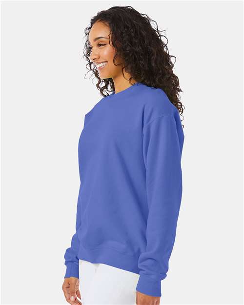 ComfortWash by Hanes Unisex Garment-Dyed Crewneck Sweatshirt GDH400 - Deep Forte Blue