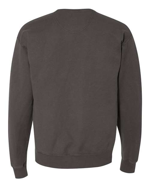 ComfortWash by Hanes Unisex Garment-Dyed Crewneck Sweatshirt GDH400 - New Railroad Grey
