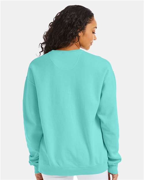 ComfortWash by Hanes Unisex Garment-Dyed Crewneck Sweatshirt GDH400 - Mint