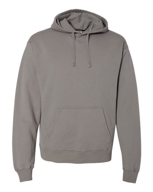 ComfortWash by Hanes Unisex Garment-Dyed Hooded Sweatshirt GDH450 - Concrete Grey