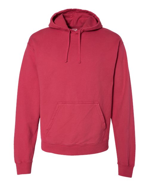 ComfortWash by Hanes Unisex Garment-Dyed Hooded Sweatshirt GDH450 - Crimson Fall