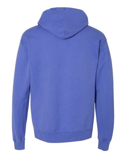 ComfortWash by Hanes Unisex Garment-Dyed Hooded Sweatshirt GDH450 - Deep Forte Blue
