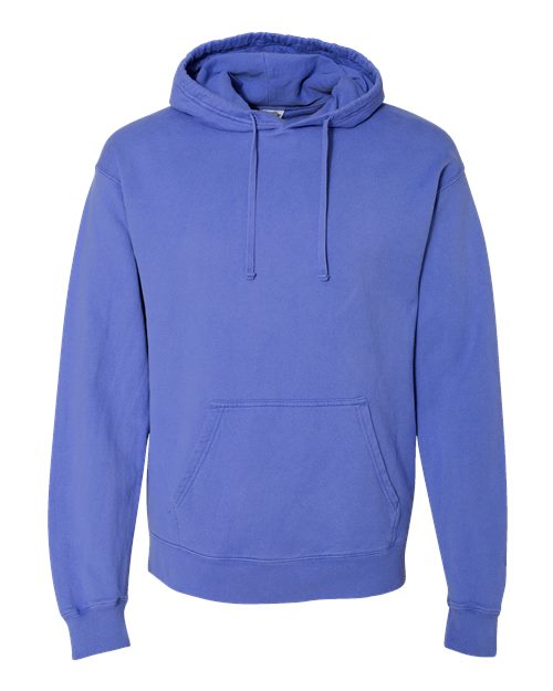 ComfortWash by Hanes Unisex Garment-Dyed Hooded Sweatshirt GDH450 - Deep Forte Blue