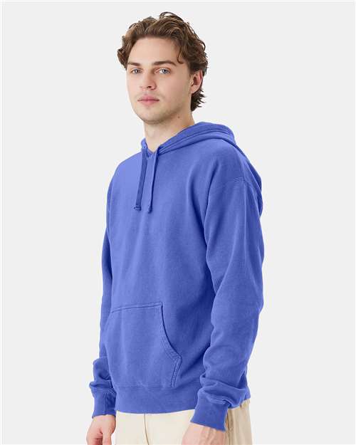 ComfortWash by Hanes Unisex Garment-Dyed Hooded Sweatshirt GDH450 - Deep Forte Blue