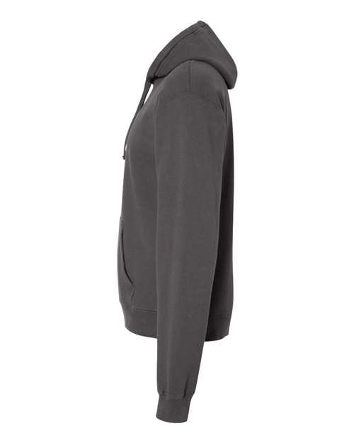 ComfortWash by Hanes Unisex Garment-Dyed Hooded Sweatshirt GDH450 - New Railroad Grey