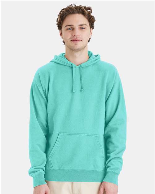 ComfortWash by Hanes Unisex Garment-Dyed Hooded Sweatshirt GDH450 - Mint