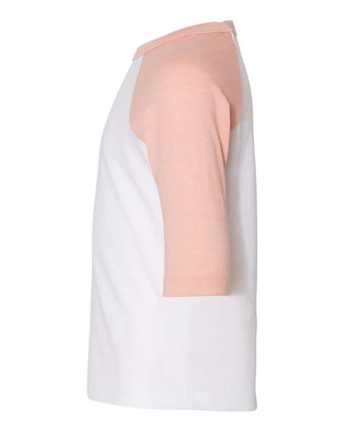 BELLA + CANVAS Toddler Three-Quarter Sleeve Baseball Tee 3200T