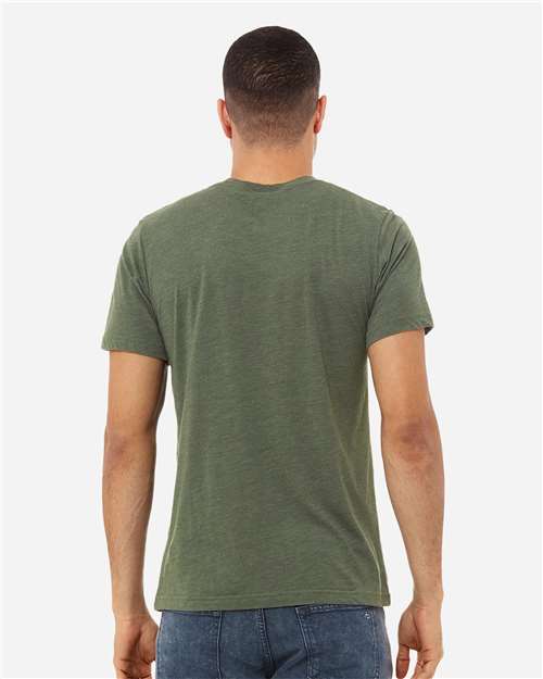 BELLA + CANVAS Triblend Tee 3413 - Military Green Triblend