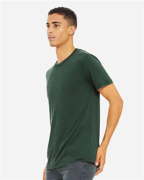 BELLA + CANVAS Triblend Tee 3413 - Solid Forest Triblend