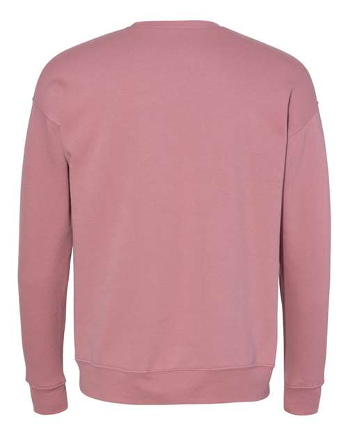BELLA + CANVAS Unisex Sponge Fleece Drop Shoulder Crewneck Sweatshirt 3945 - Mauve