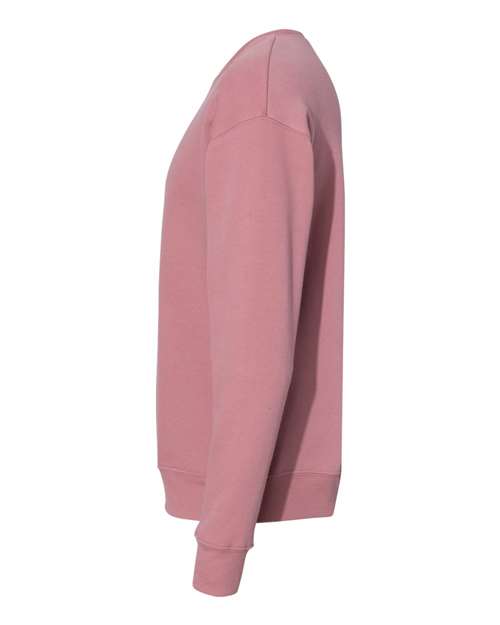 BELLA + CANVAS Unisex Sponge Fleece Drop Shoulder Crewneck Sweatshirt 3945 - Mauve