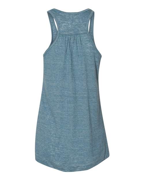 BELLA + CANVAS Women's Flowy Racerback Tank 8800 - Denim Slub