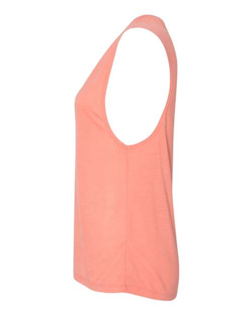 BELLA + CANVAS Women's Flowy Scoop Muscle Tank 8803 - Sunset