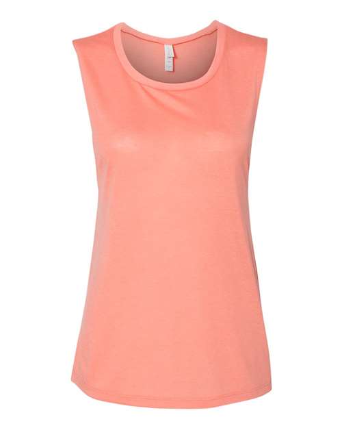 BELLA + CANVAS Women's Flowy Scoop Muscle Tank 8803 - Sunset