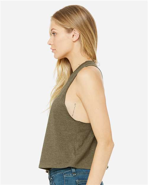 BELLA + CANVAS Women's Racerback Crop Tank 6682