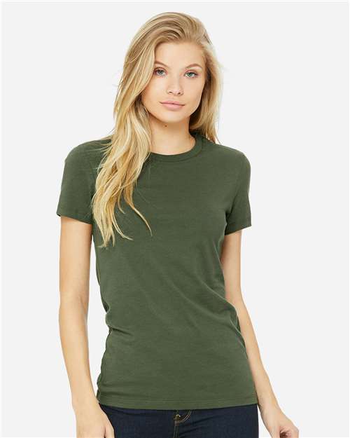 BELLA + CANVAS Women's Slim Fit Tee 6004 - Military Green