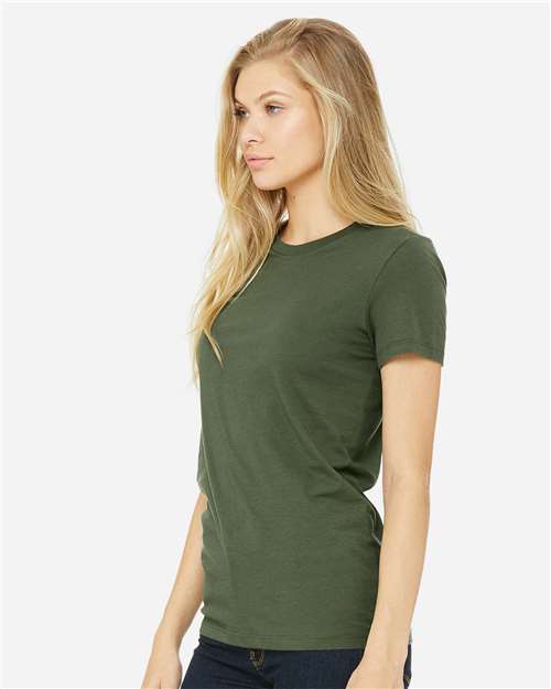 BELLA + CANVAS Women's Slim Fit Tee 6004 - Military Green
