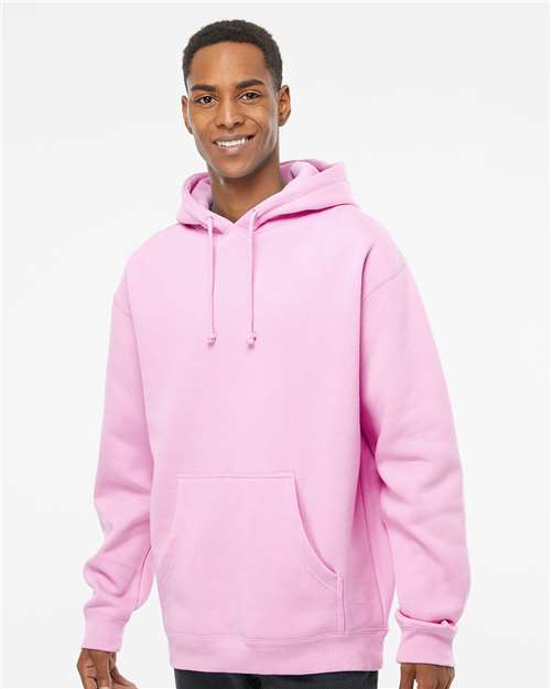 Independent Trading Co. Unisex Heavyweight Hooded Sweatshirt IND4000 - Light Pink