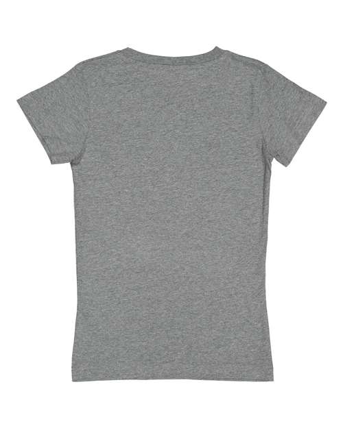 LAT Girls' Fine Jersey Tee 2616 - Granite Heather