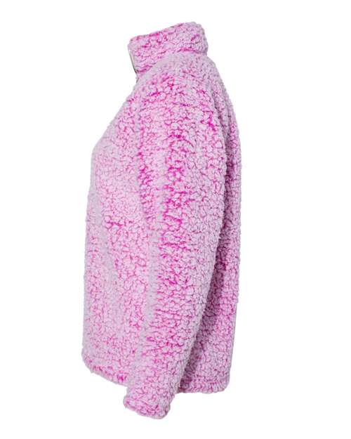 J. America Women’s Epic Sherpa Quarter-Zip Pullover 8451