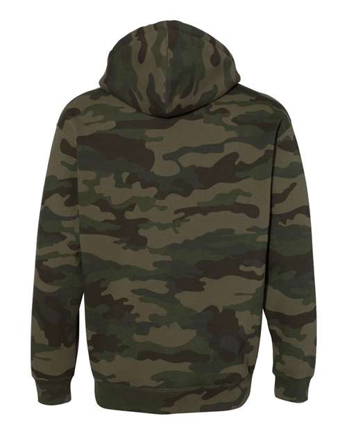 Independent Trading Co. Unisex Heavyweight Hooded Sweatshirt IND4000 - Forest Camo