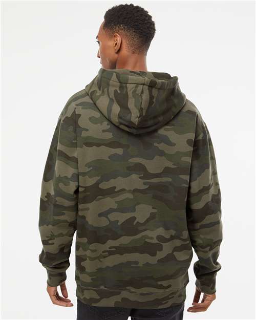Independent Trading Co. Unisex Heavyweight Hooded Sweatshirt IND4000 - Forest Camo