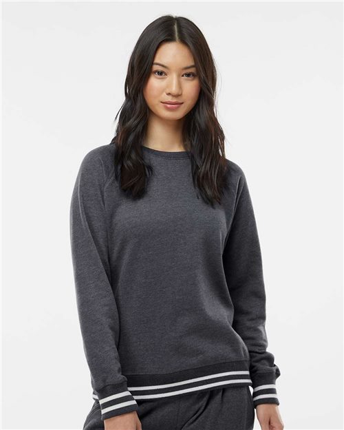 J. America Women’s Relay Crewneck Sweatshirt 8652