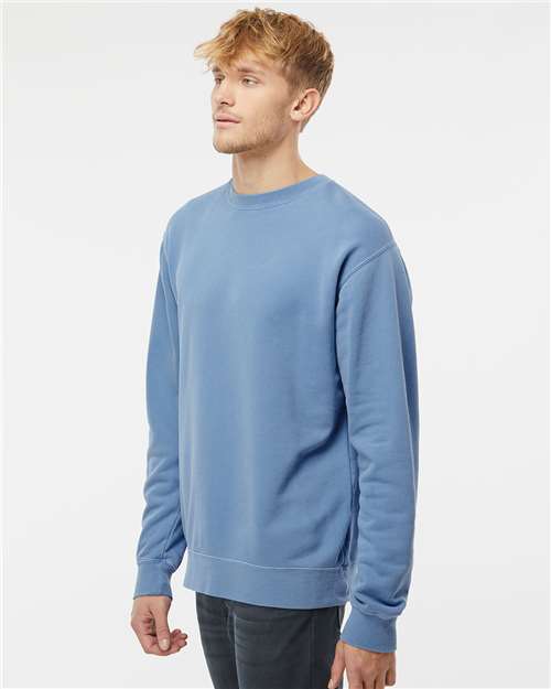 Independent Trading Co. Unisex Midweight Pigment-Dyed Crewneck Sweatshirt PRM3500