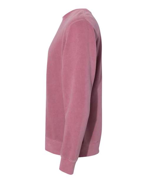 Independent Trading Co. Unisex Midweight Pigment-Dyed Crewneck Sweatshirt PRM3500 - Pigment Maroon