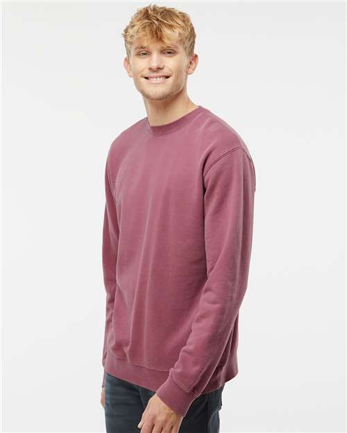 Independent Trading Co. Unisex Midweight Pigment-Dyed Crewneck Sweatshirt PRM3500