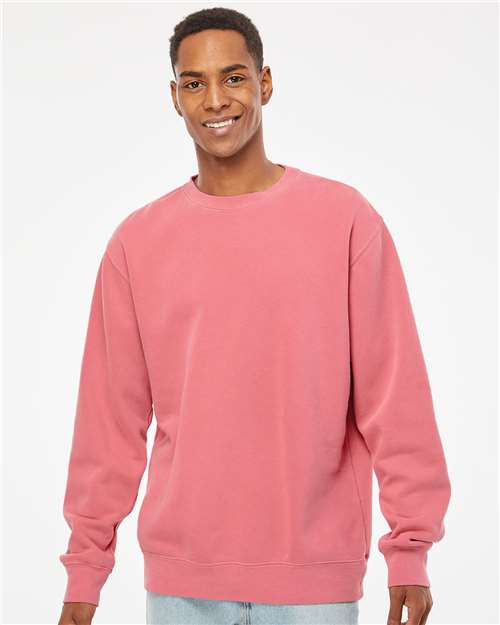 Independent Trading Co. Unisex Midweight Pigment-Dyed Crewneck Sweatshirt PRM3500