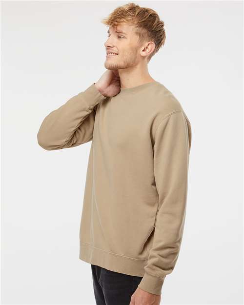 Independent Trading Co. Unisex Midweight Pigment-Dyed Crewneck Sweatshirt PRM3500