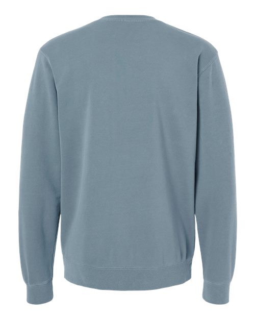Independent Trading Co. Unisex Midweight Pigment-Dyed Crewneck Sweatshirt PRM3500 - Pigment Slate Blue