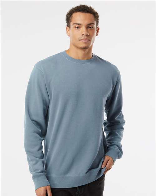 Independent Trading Co. Unisex Midweight Pigment-Dyed Crewneck Sweatshirt PRM3500