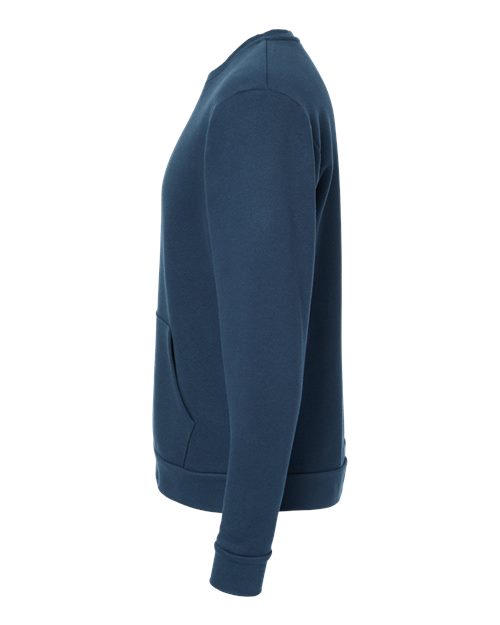 Next Level Unisex Santa Barbara Pocket Crewneck Sweatshirt 9001
