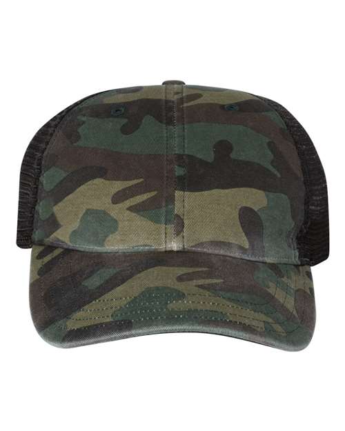 Richardson Garment Washed Printed Trucker Cap 111P