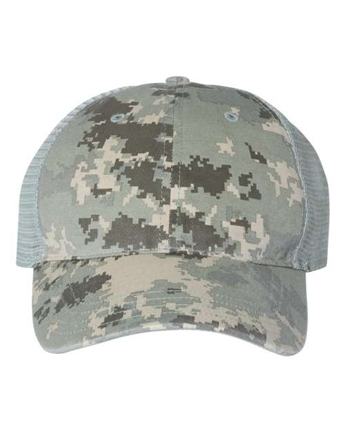 Richardson Garment Washed Printed Trucker Cap 111P