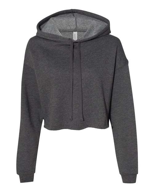BELLA + CANVAS Women's Crop Fleece Hoodie Sweatshirt 7502