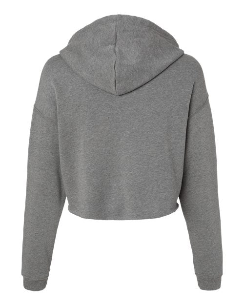 BELLA + CANVAS Women's Crop Fleece Hoodie Sweatshirt 7502