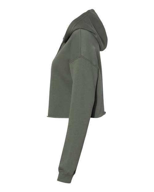 BELLA + CANVAS Women's Crop Fleece Hoodie Sweatshirt 7502