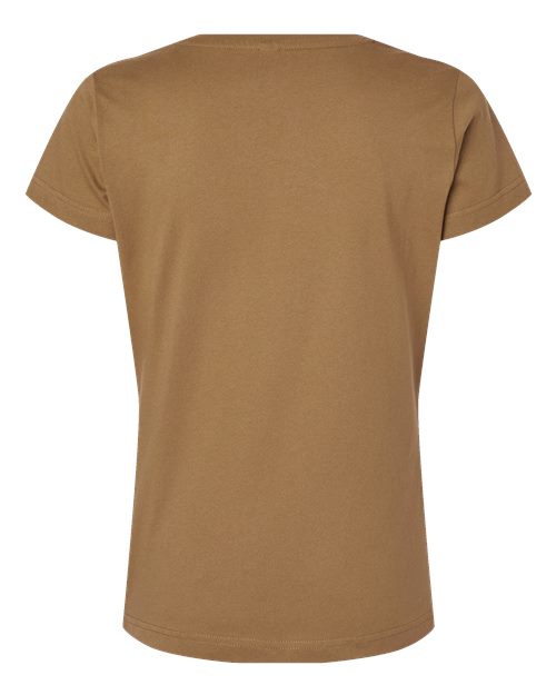 LAT Women's Fine Jersey Tee 3516 - Coyote Brown