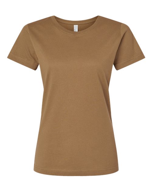 LAT Women's Fine Jersey Tee 3516 - Coyote Brown
